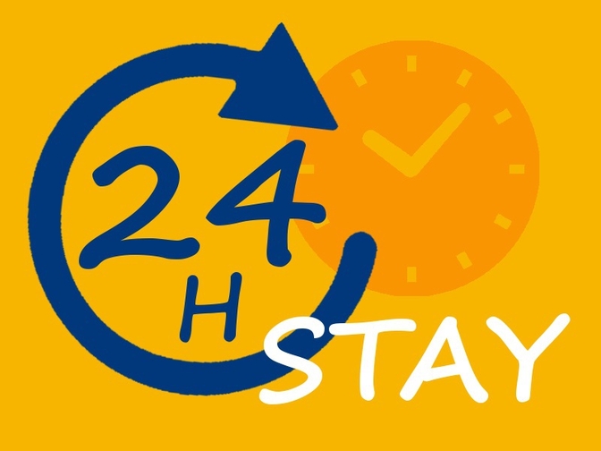 24時間STAY ＜素泊り＞ ホテルでゆっくり最大24時間